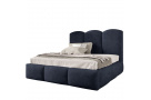 Manželská postel s úložným boxem a rámem BERO (s výběrem rozměru a potahu)