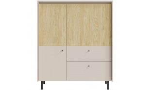 Komoda se 2 zásuvkami a 3 dvířky MONAKO