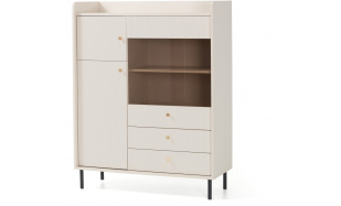 Vitrína se 2 zásuvkami a 3 dvířky GLORIA