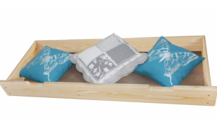 Zásuvný úložný prostor 200cm, přírodní