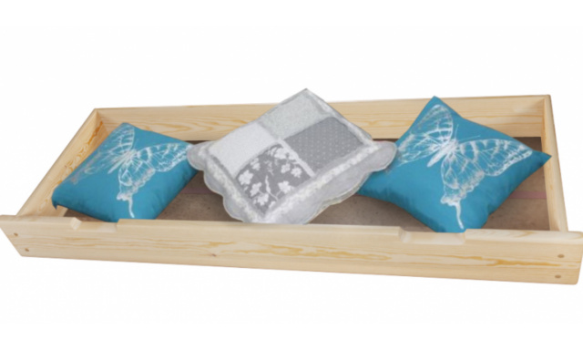 Zásuvný úložný prostor 200cm, přírodní