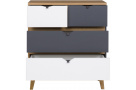 Komoda se 4 zásuvkami MORENO