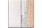 Šatní skříň EVIA s posuvnými dveřmi a zrcadlem