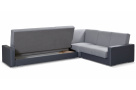 Elegantní rohová sedačka Master, černá 