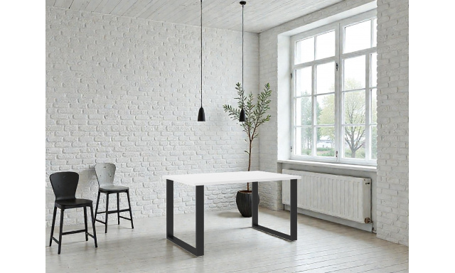 Moderní  jídelní stůl Amigo 138x90cm, bílý