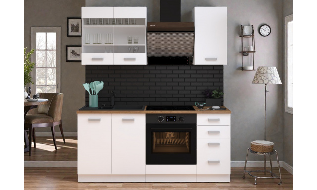 Bílá kuchynská linka Enigma 180cm