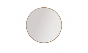 Designové zrcadlo kruh Ariel, dub cremona