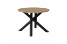 Kulatý jídelní stůl Sandra 110cm, dub Lindberg