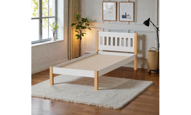 Postel Gita, bílá (90x200cm) 