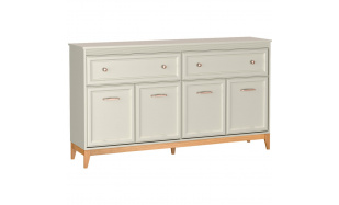 Komoda se 2 zásuvkami a 4 dvířky CHARLOTT