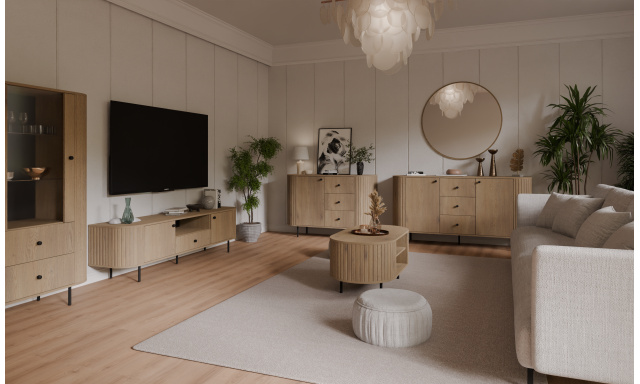 Designový bytový nábytek Ariel E, dub cremona  