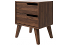 Noční stolek NOREL se 2 zásuvkami