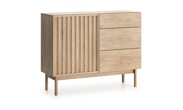 Komoda se 3 zásuvkami a 1 dvířky SAPPORO