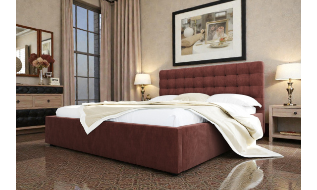 Kvalitní manželská postel Liliana 160x200cm, Terra 63