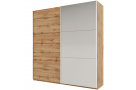 Šatní skříň ROSSA s posuvnými dveřmi a zrcadlem