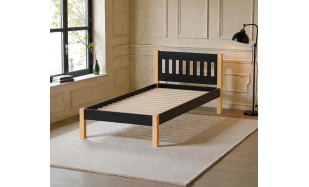 Postel Gita, černá (90x200cm) 