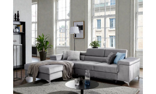 Luxusní sedací souprava Relina, šedá