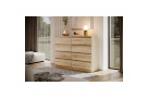 Komoda s osmi zásuvkami LINDA s výběrem dekoru
