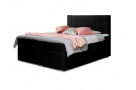 Kontinentální postel Bolero 180x200cm, černá 