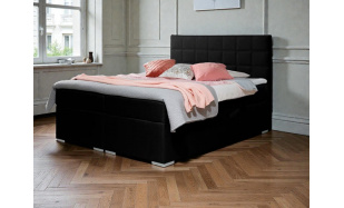 Kontinentální postel Bolero 180x200cm, černá 
