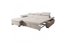 Rohová pohovka s funkcí spaní  a s výběrem potahu COCO