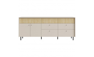 Komoda se 7 zásuvkami a 2 dvířky MONAKO