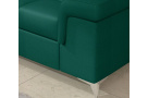 Luxusní rohová sedačka Escada, zelená