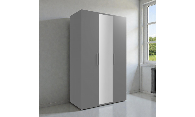 Klasická skřín Bolide 120cm, šedá  