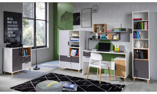 Studentský pokoj Beluga (vzorová sestava F)