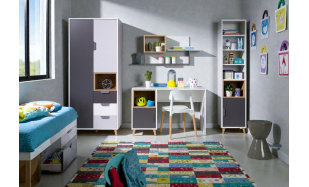 Studentský pokoj Beluga (vzorová sestava E)