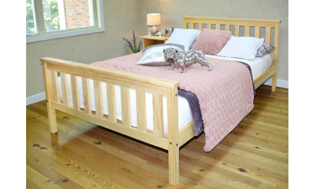 Postel z masivu Siena 180x200cm, borovice (přírodní)