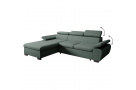 Rohová pohovka s funkcí spaní  a s výběrem potahu COCO