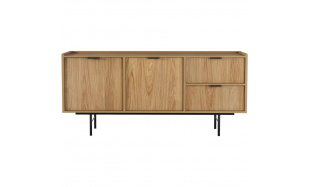 Komoda se 2 zásuvkami a 2 dvířky EVRON