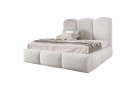 Manželská postel s úložným boxem a rámem BERO (s výběrem rozměru a potahu)