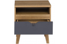 Noční stolek s 1 zásuvkou MORENO