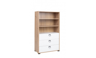 Regál Cetina 5, artisan/grafit/bílá