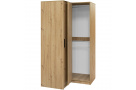 Rohová šatní skříň se 2 dveřmi KAVO