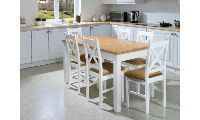 Jídelní set Orbita (stůl+6x židle) 