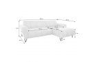 Rohová pohovka bez funkce spaní VOLARE MINI