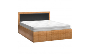 Manželská postel s úložným prostorem (matrace není součástí balení) FUN