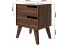 Noční stolek NOREL se 2 zásuvkami
