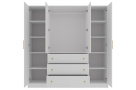 Skříň RILO se 4 dveřmi a 3 zásuvkami