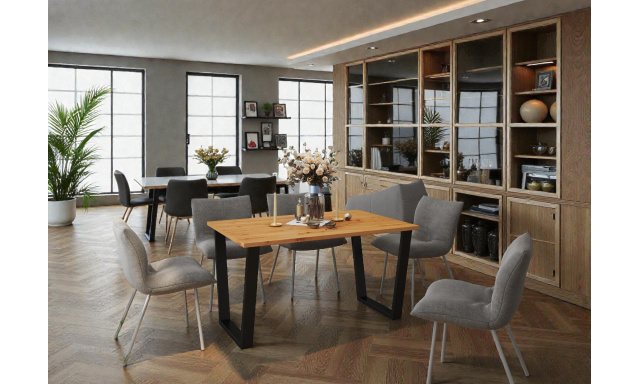 Moderní  jídelní stůl Simple 185x90cm, dub Artisan