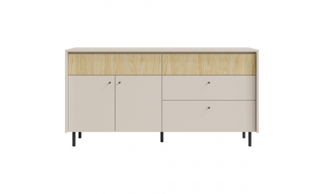 Komoda se 4 zásuvkami a 2 dvířky MONAKO