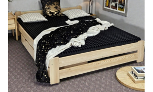 Postel z masivu Sotoro 160x200cm, borovice (přírodní)