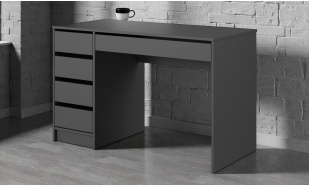 Moderní PC stůl Moscon, šedý 