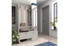 Šatní skříň se zrcadlem a botníkem SPOT PLUS