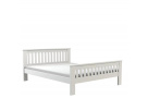 Postel Ramona masiv, 180x200cm, bílá 