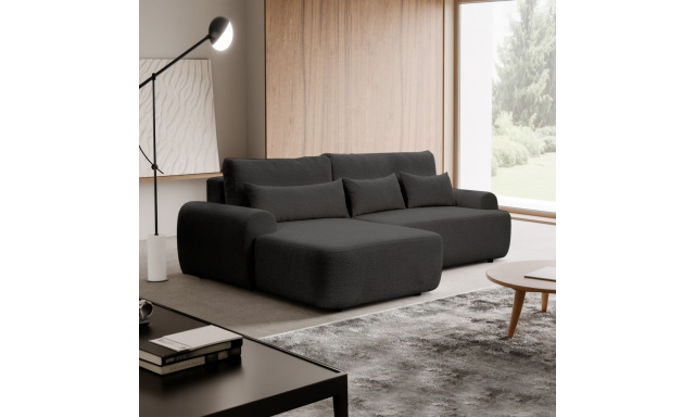 Rohová pohovka OLIVER s funkcí spaní a s výběrem potahu