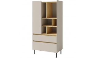 Knihovna se 2 zásuvkami a 1 dvířky LICO